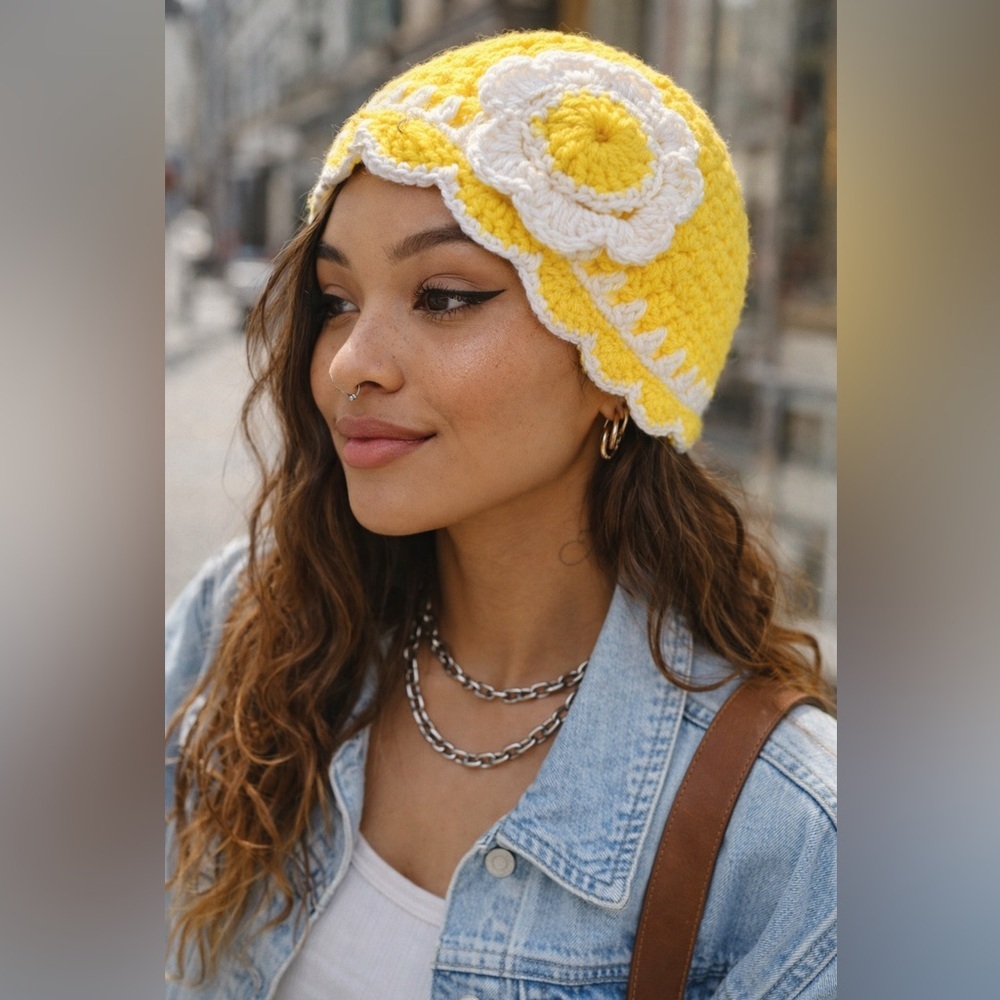 Handmade Crochet Beautiful Beanie Hat